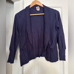 Anne Klein Navy Blue Cardigan